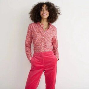 J. Crew Liberty Fabrics Slim-Fit Shirt in Toutouayette Floral Size 6